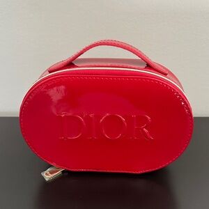 Dior Glossy Red Small Cosmetic Case
